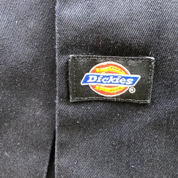 Dickies Mens Work Shirt Size 2XL Long Sleeve Button Up Classic Black Workwear - Picture 7 of 11